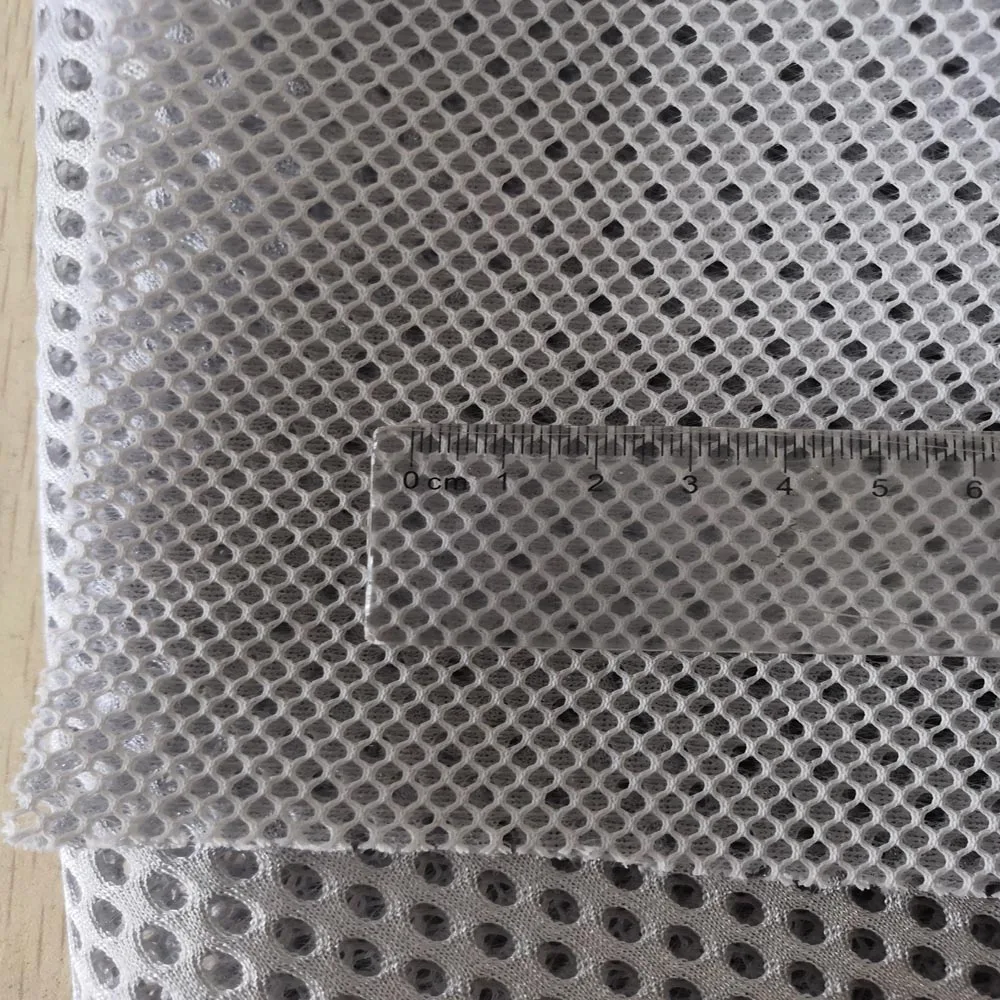 China textile 100%  polyester sandwich air mesh fabric warp knit fabric for shoes bag etc
