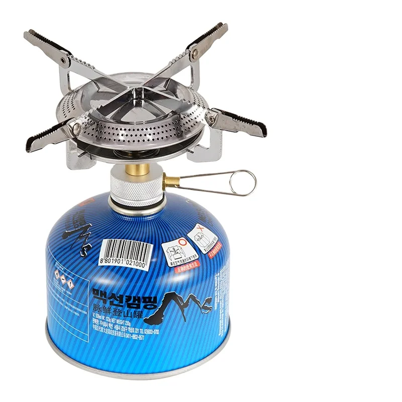Outdoor Portable Mini Cooking Burner Camping Outdoor Gas Stove Foldable Design for Picnic and Other Industries