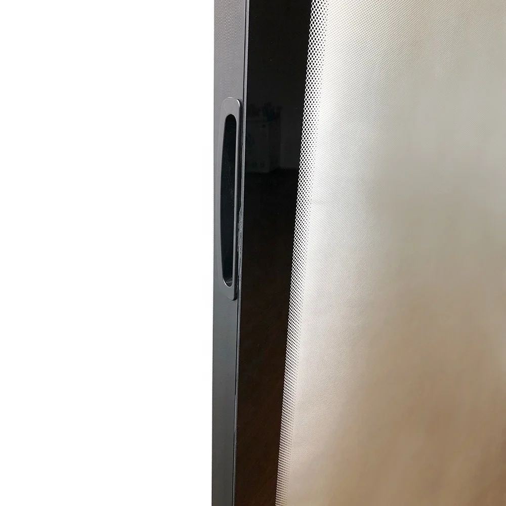 Luxury Design Borderless Freezer Transparent Single Upright Glass Door For Fridge