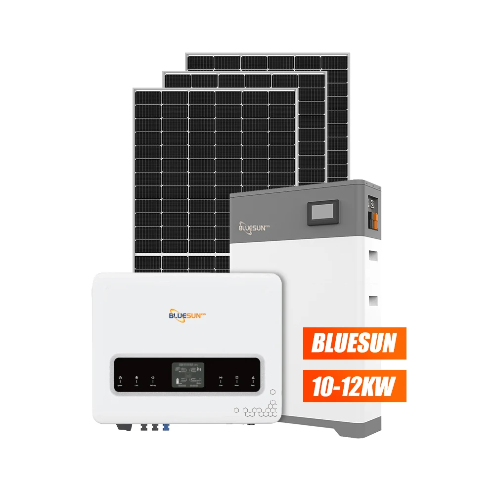 Bluesun 12KW hybrid solar inverter Solar Panels Battery Inverter Home Use High Voltage With Good Price