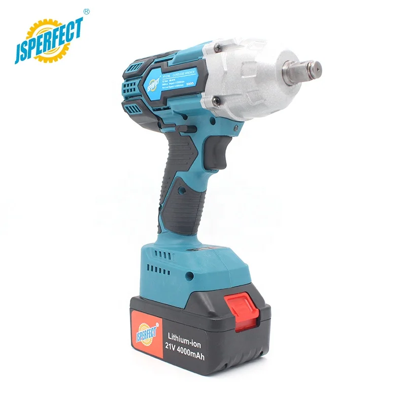 600N.M Brushless impact wrench cordless impact 12.7mm 1/2 inch battery interchangeable