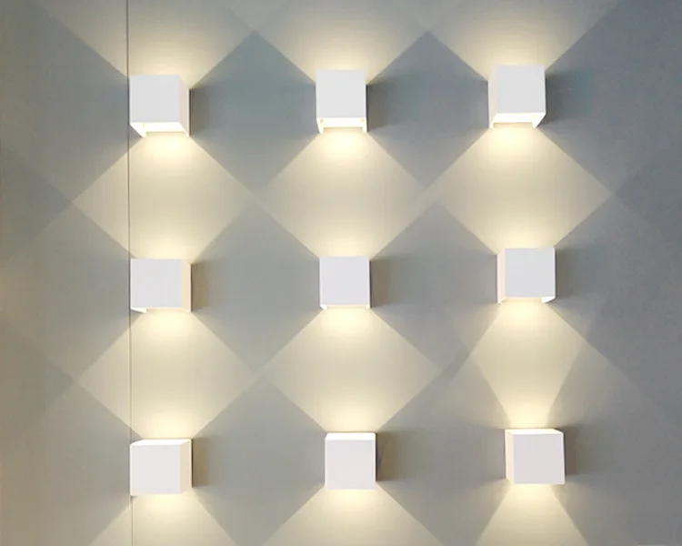 Courtyard IP65 adjustable 0-90degree wall mounted PIR sensor outdoor 6W 10W led wall light MAX 90degree exterior led wall lamp