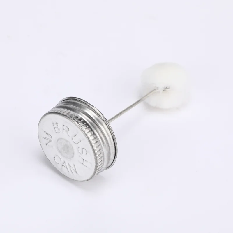 metal lid with brush for adhesive several size for your choice