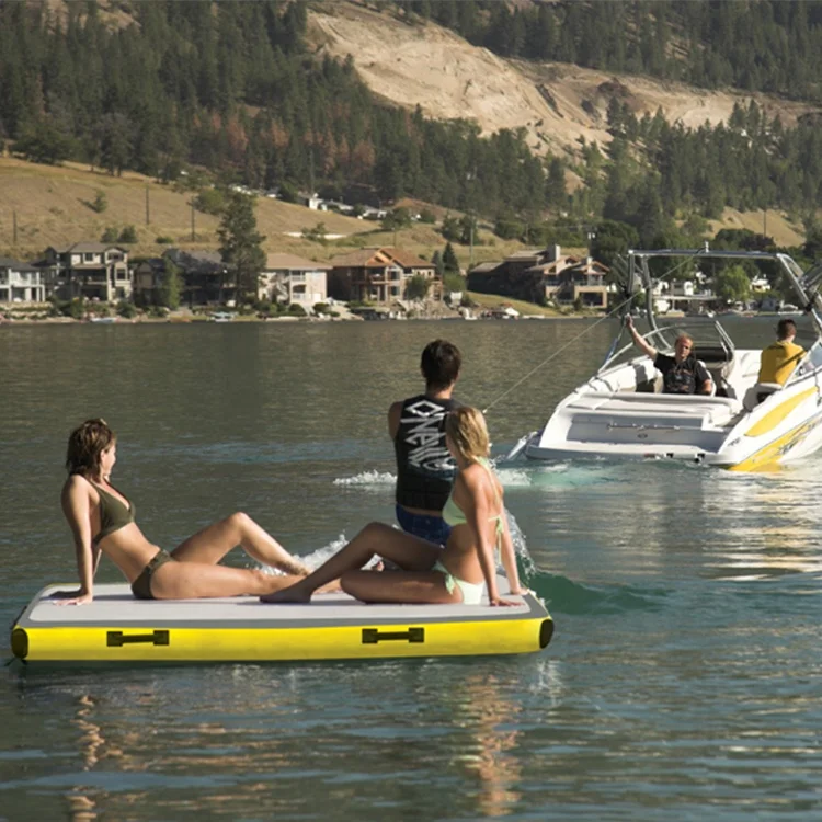 Inflatable Floating Dock Inflatable Swim Water Platform