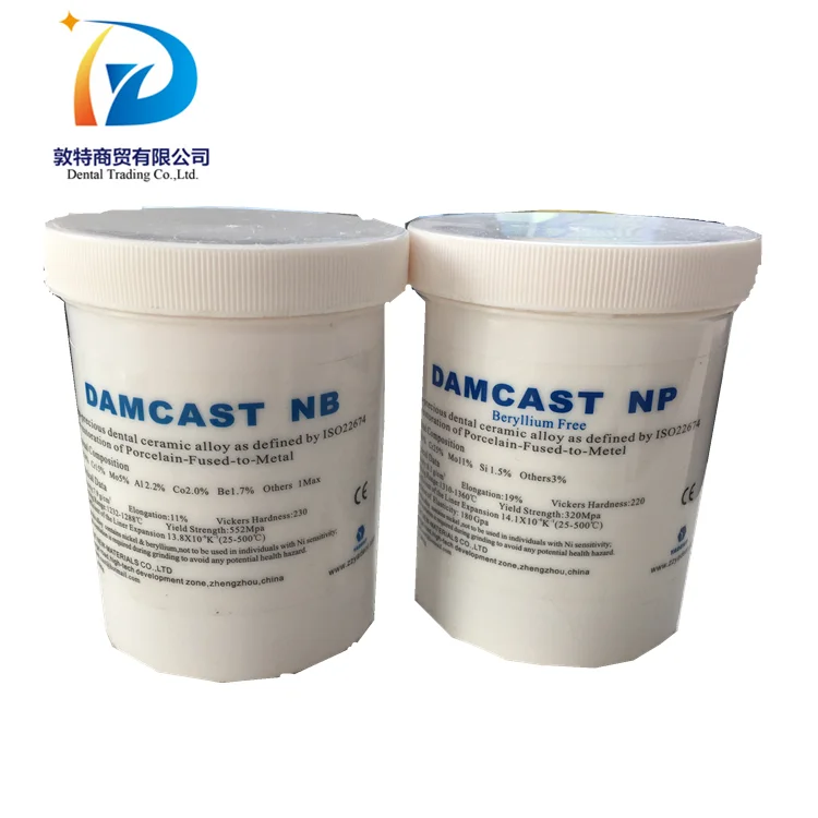 New Material Abrasion Resistance Cobalt Chromium Molybdenum Dental Alloy