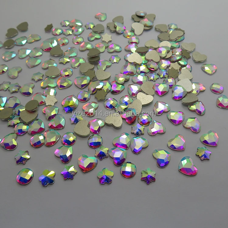 Wholesale Latest Fashion Multi Shape Crystal AB Nail Art Rhinestone