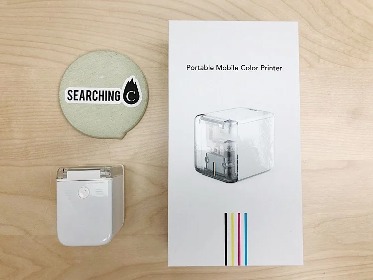 Huachuang Mobile Color Printer Handheld Mbrush Usb With Cartridge Wifi Cube Printern Mini Portable Mobile Color Printer