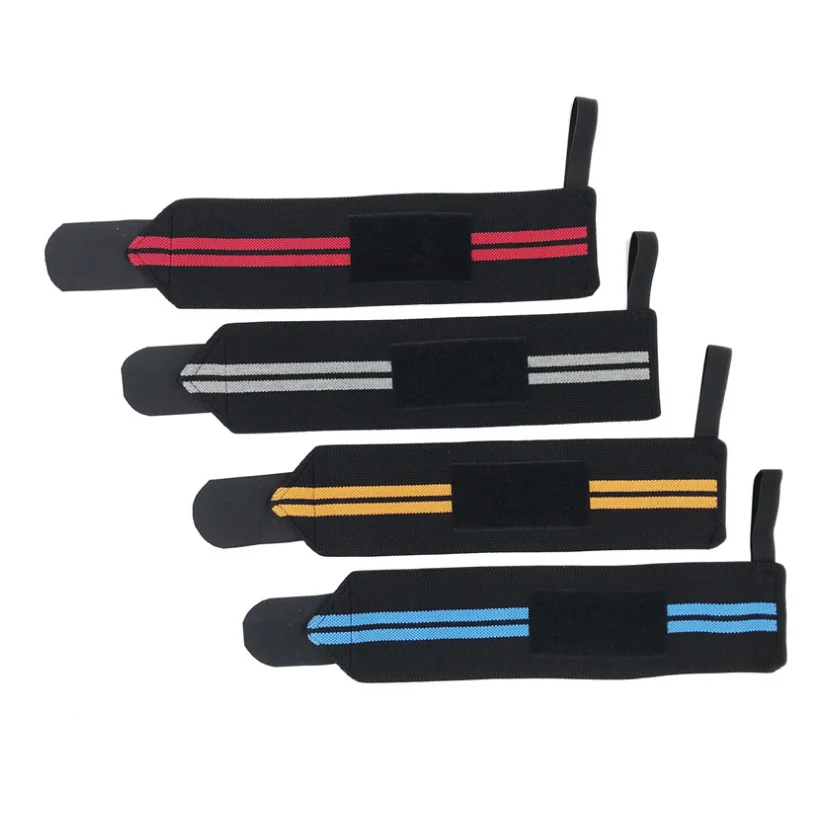 Durable Gym lifting wrist wraps logo