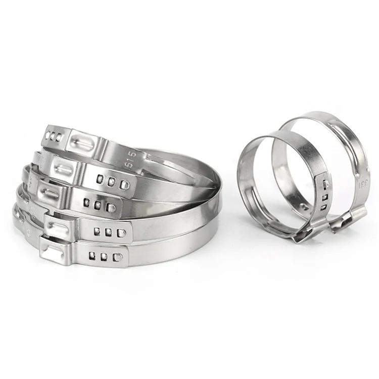 Тонкий зажим для шланга одного уха регулируемый из нержавеющей стали