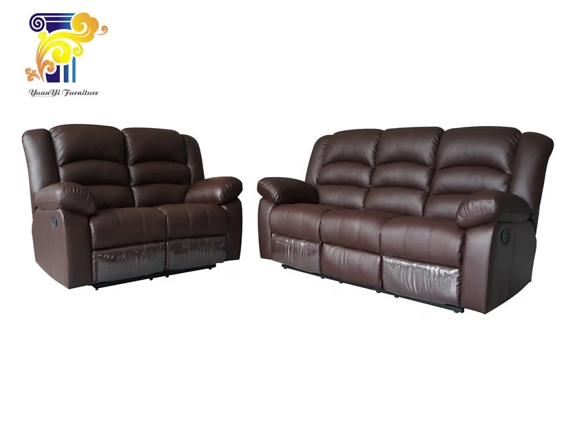 Hot selling 3+2+1 Modern 6 Seater living room full grain leather home theater recliner sofa set