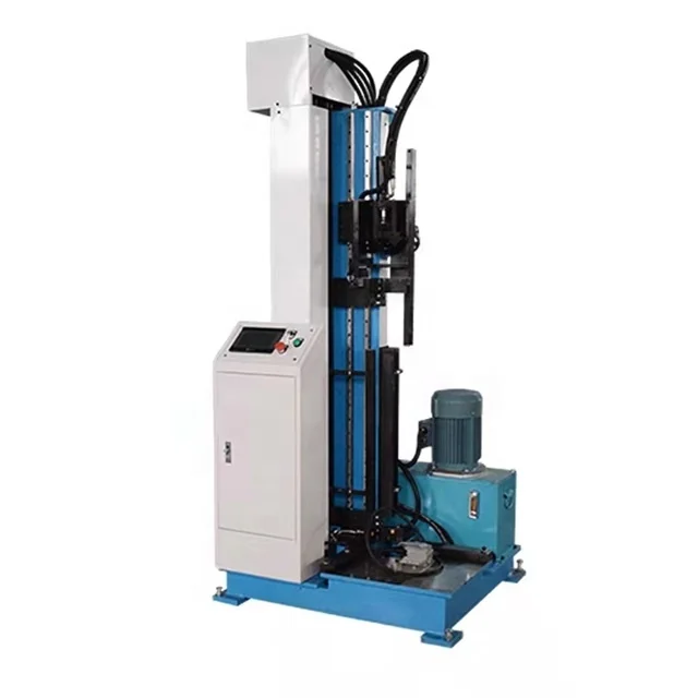 Hydraulic duck seam locker closer making machine air condition duct seam closer hvac duct duct folding machine display