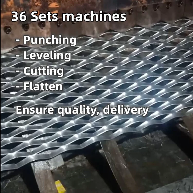 Factory Wholesale Customized Diamond Hole Aluminum Expanded Mesh Facades For Large Buildings