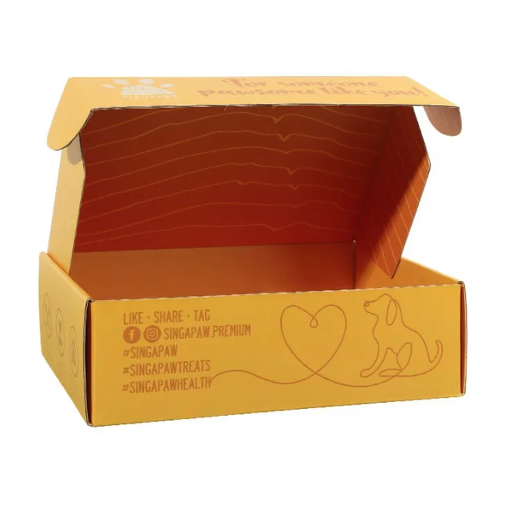 wholesale promotion custom stickers label foldable corrugated gift paper box