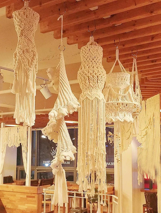 
Chandelier luxury crafts interior decoration with a variety of colors can be customized Pure manual weaving light household prac 