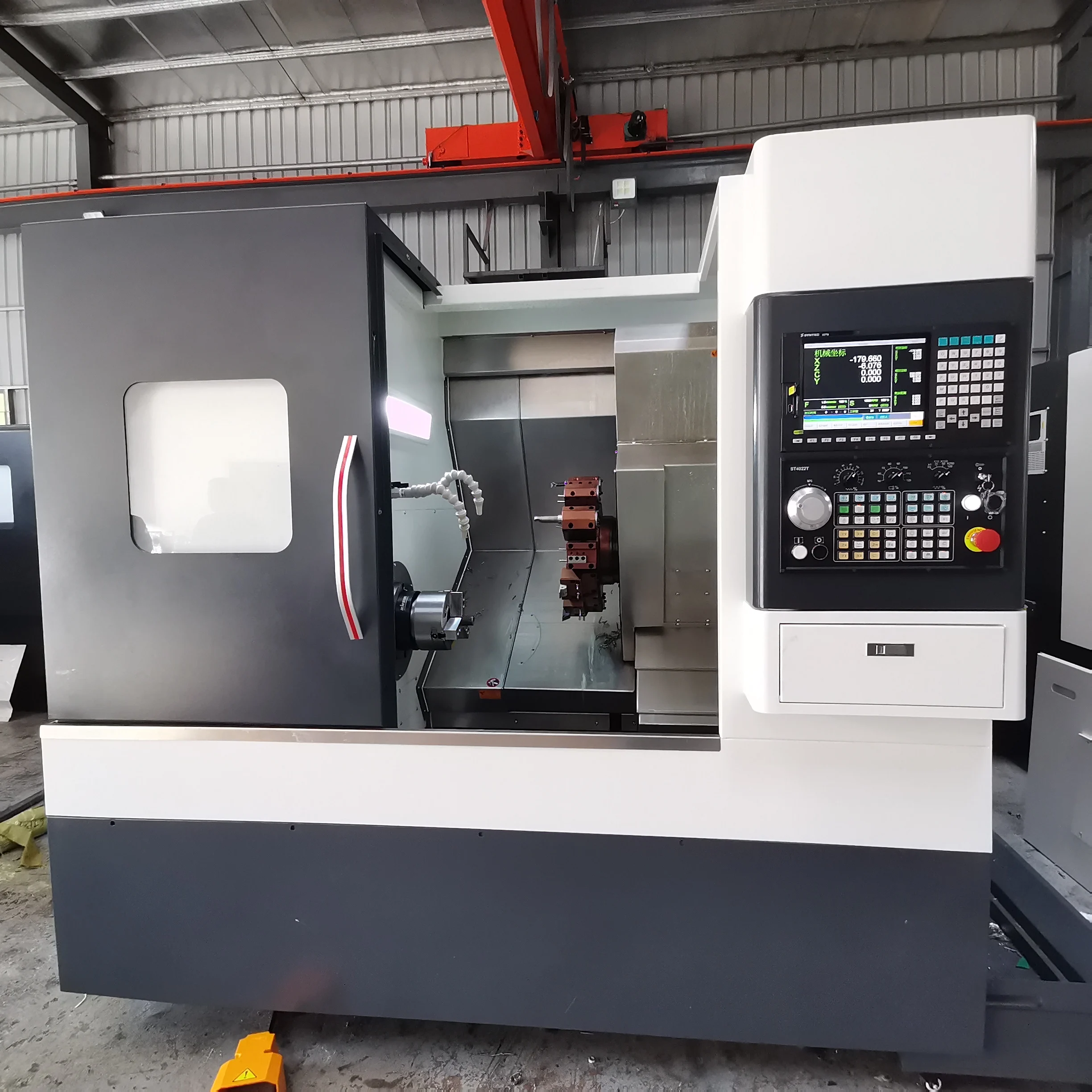 High Quality RL-46MY live tool turret with Y-axis turning and milling cnc lathe machine
