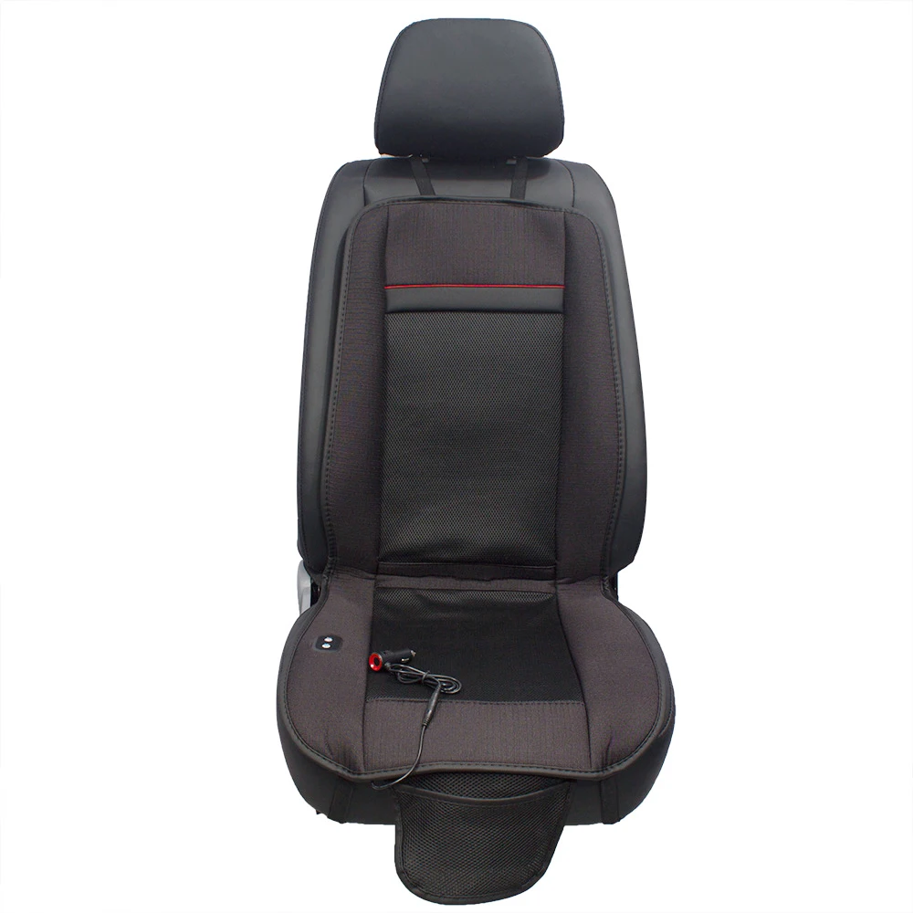 Wholesale comfortable cooling car seat cushion 12V customized breathable heated car seat cushions cooling/heated seat cover