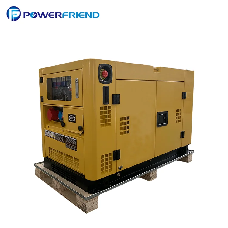 Electric Start Portable Super Silent 12Kw Three Phase Diesel Generator