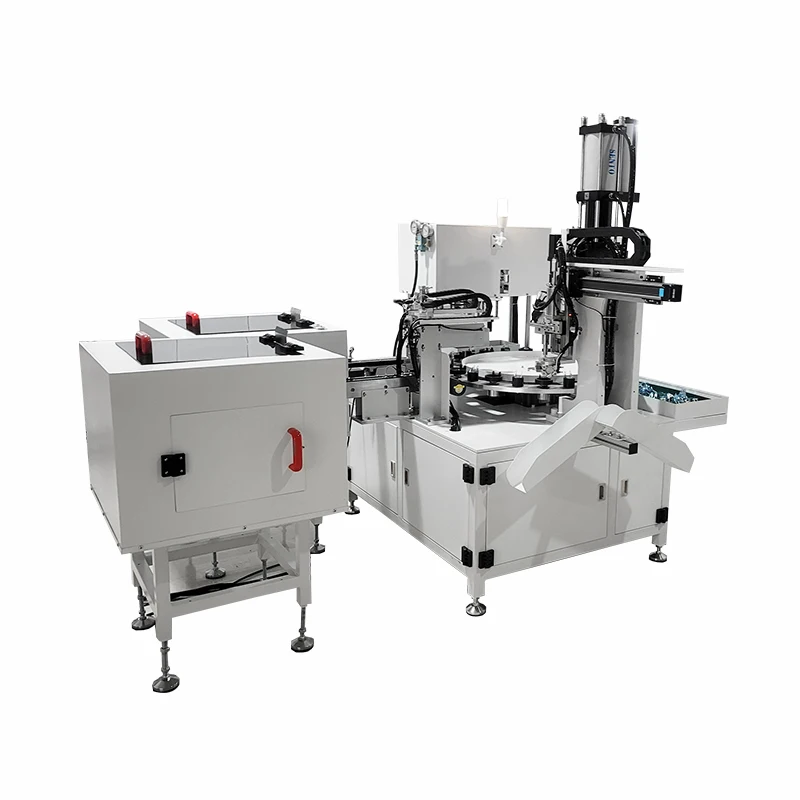 customized mold semi-automatic hot sale Universal caster assembly machine /caster wheel assembly machine