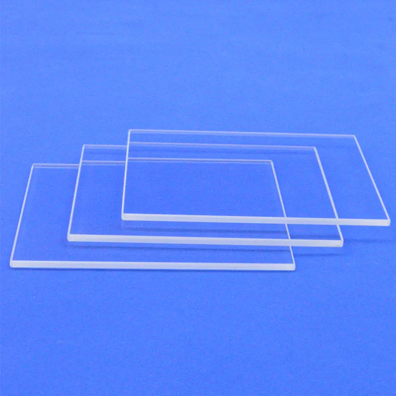 HF Factory Wholesale High Quality Quartz Glass Window Sheet Quartz Plate