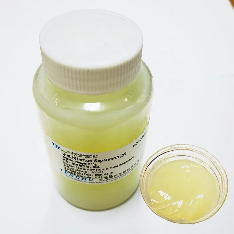 BCT additives separating gel for quick blood biochemistry test tube
