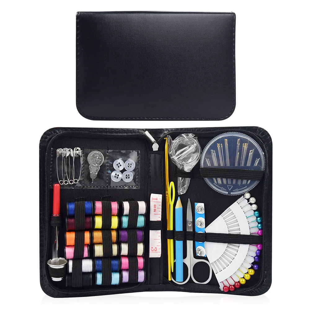 High quality professional 18 color home travel sewing kit