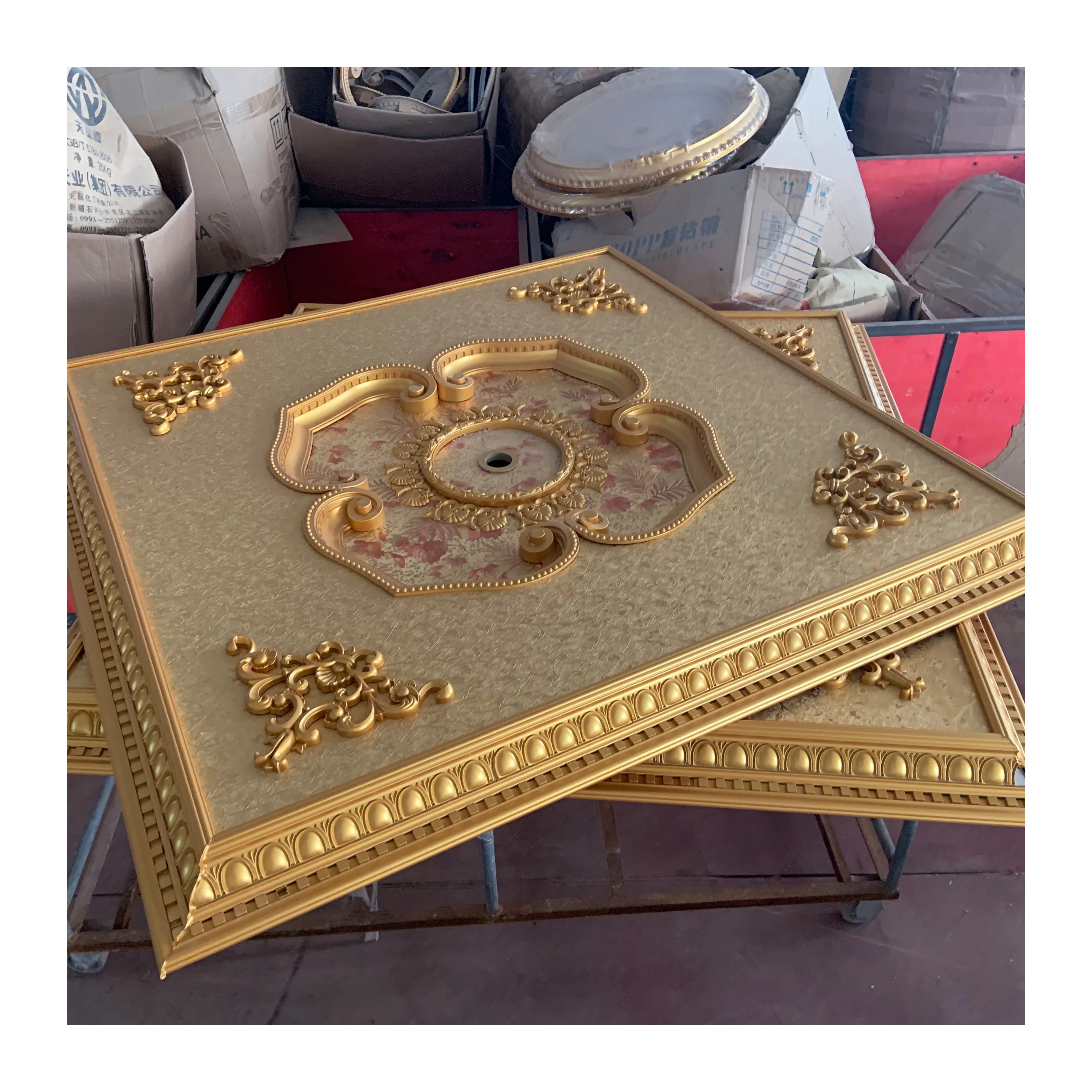 European Style PS Artistic Ceiling Decorations for House Ceiling Design,Classic Artistic Ceiling