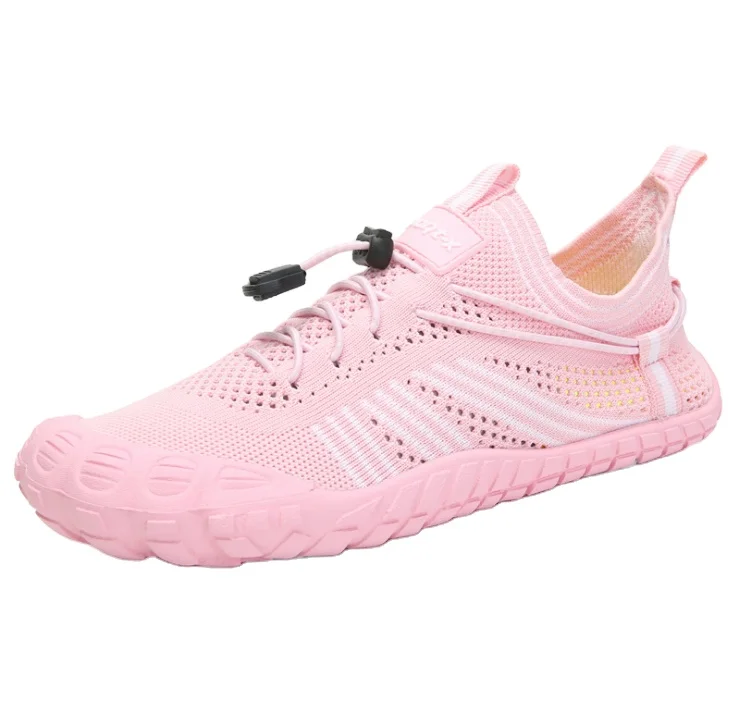 Breathable Pink Quick Drying Aqua Water Proof Shoes Unisex for