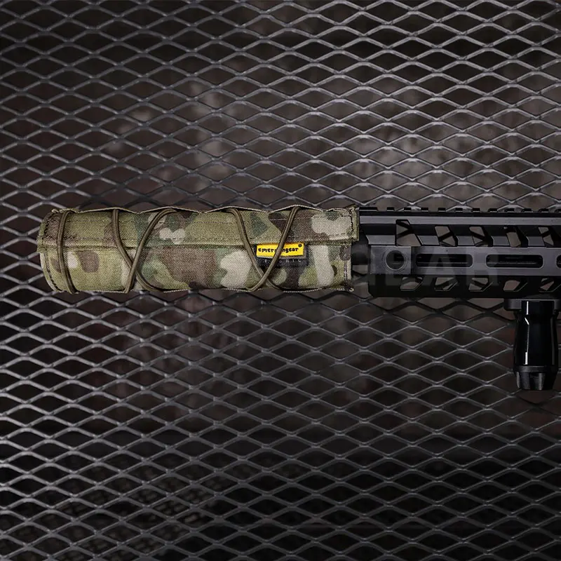 Emersongear 500D Cordura нейлоновый защитный чехол для пистолета аксессуары 18 см Тактический глушитель многокасной ткани