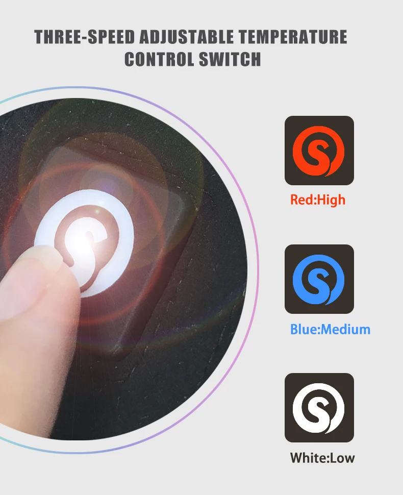 Winter USB Hand Warmer Electric Thermal Waterproof Heated Ski Gloves