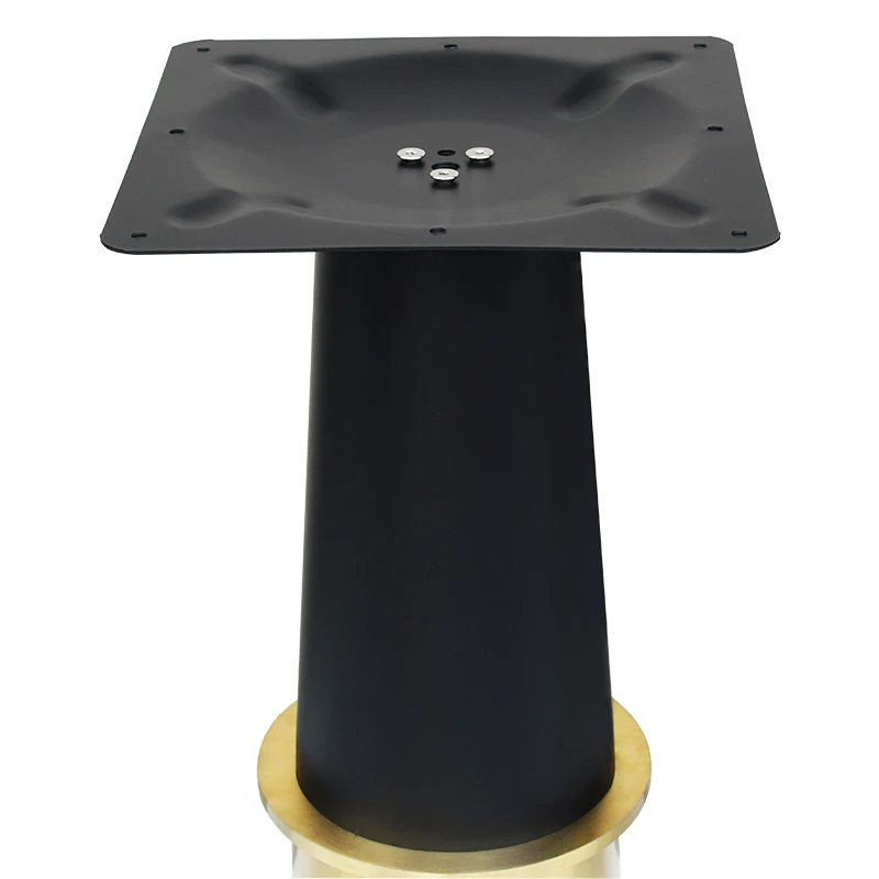 Modern Furniture Luxury Round Gold Table Base with Surface Appearance Iron Metal Stainless Steel Customizable Coffee Table Legs