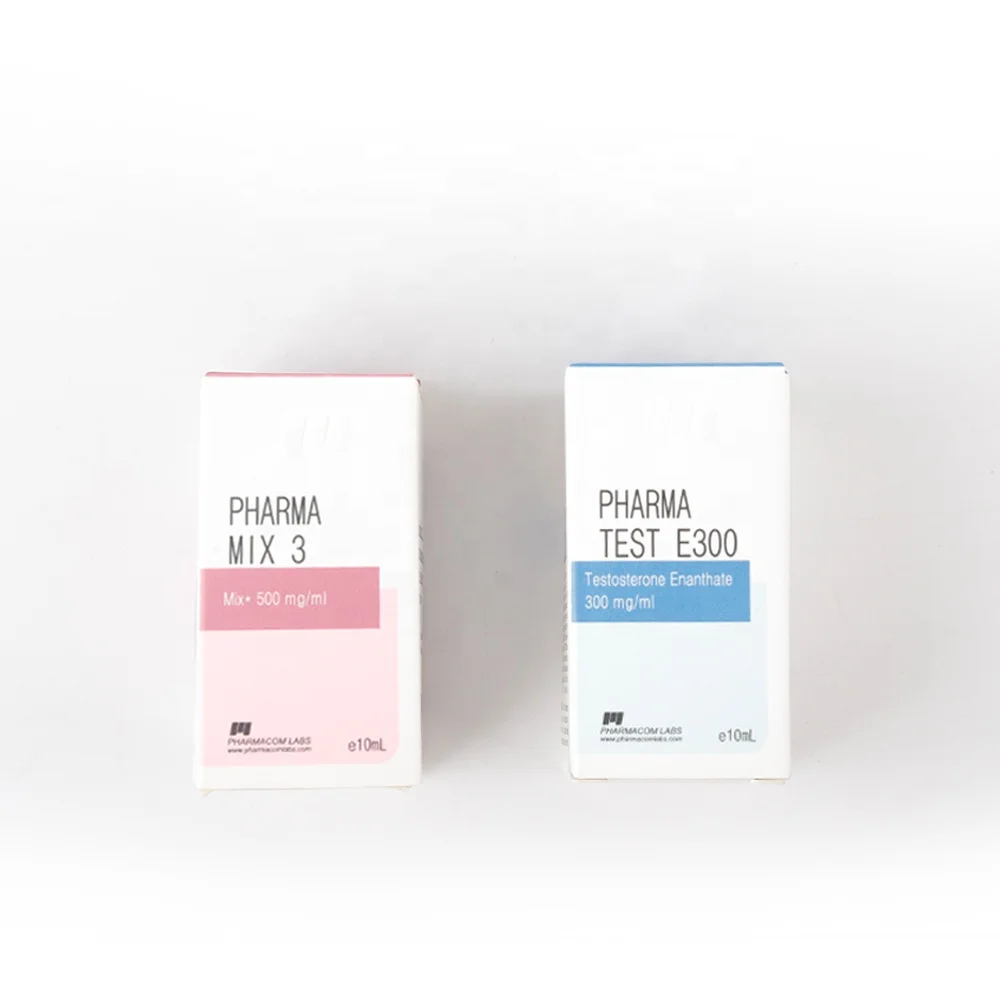 Custom Pharma Clear Empty Bottles Crimp Small 10ml Glass Vial For Injection With Small Paper Box