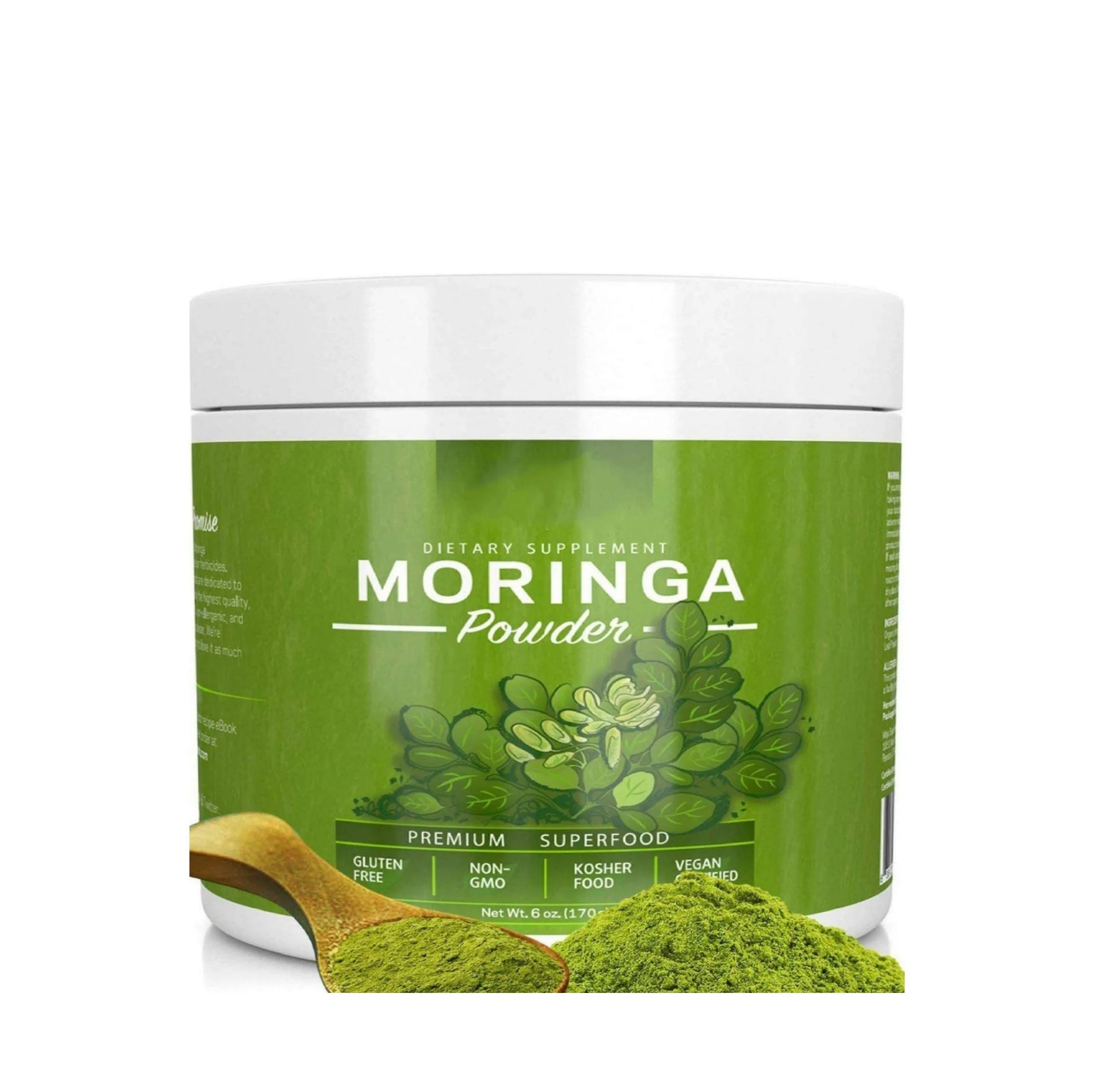 Private Label Support Organic Moringa Powder Oleifera Leaf Extra-Fine Quality Dried Drumstick Tree Leaves Tea Smoothies