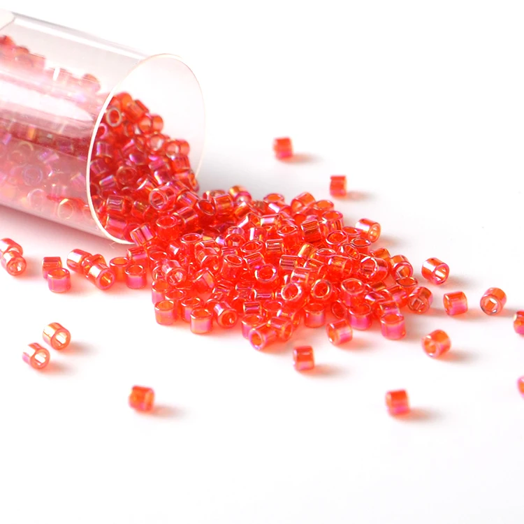 Japanese beads 10/0 Miyuki seed beads wholesale 2.2mm miyuki delica seed bead [17 Color Matte Opaque 1 ]10g pack