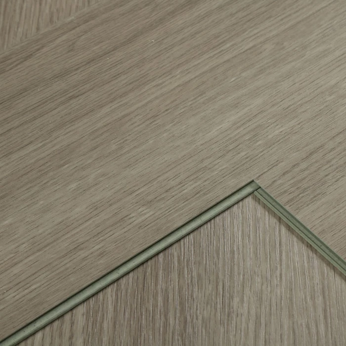 Textured Wood Herringbone Floating Parquet Luxury Rigid PVC Vinyl Plank SPC Flooring