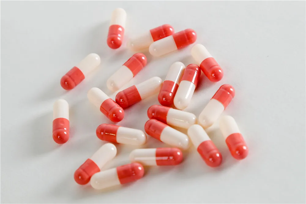 factory direct sell Size 00 0 Transparent printing capsule 1# 2# 3# health capsule for vegetable people