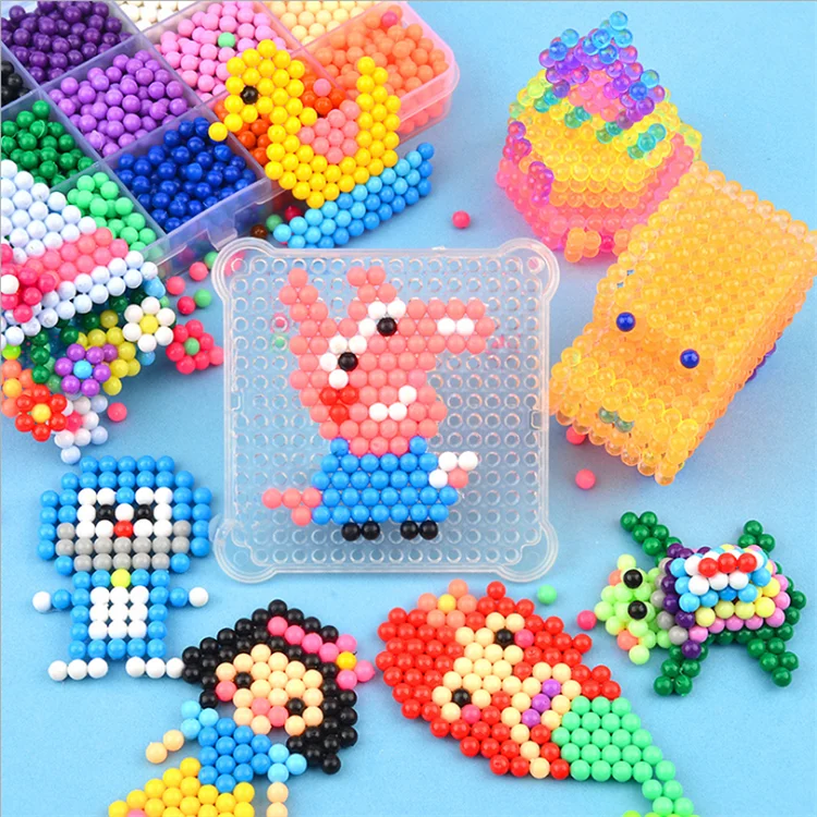 
24 colorful water beads 3D puzzle water beads diy 