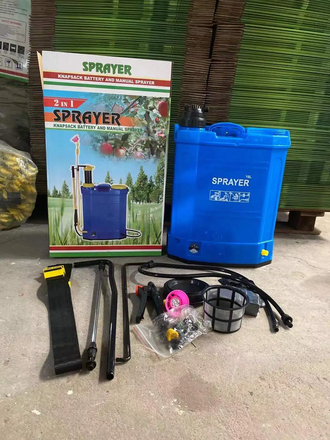 Bochen 2 in 1 multifunctional battery electric backpack sprayer agriculture 16 liter machine for sale