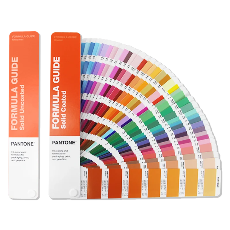 Модель 2022 года руководство по формуле Pantone с покрытием и без покрытия GP1601B