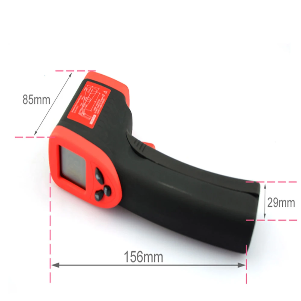 
Non-Contact Digital LCD Infrared Thermometer Gun IR Laser Point Thermal Infrared Imaging Temperature Handheld Meter Pyrometer 