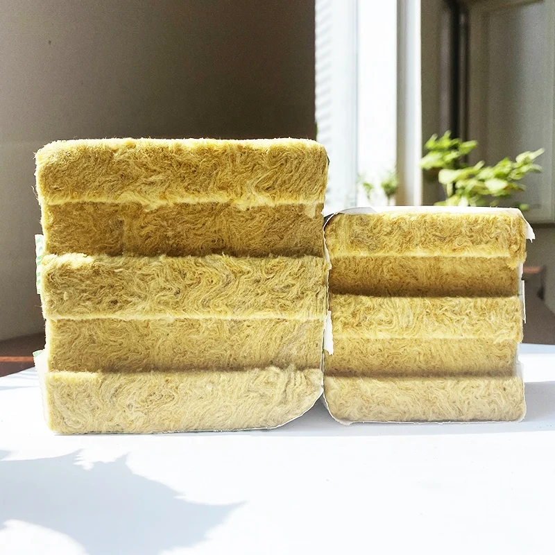 100*100*75mm agricultural rock wool cubes for growing hemp