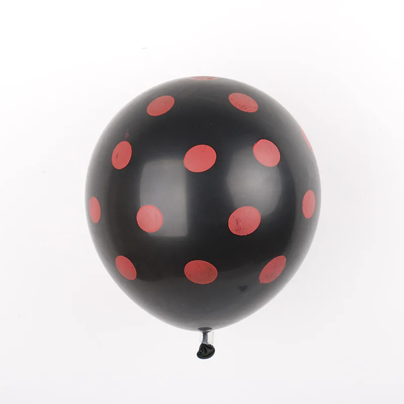 2.8g thickened printed wave dot latex balloon 12 inch cartoon animal baby shower happy birthday arranging balloon