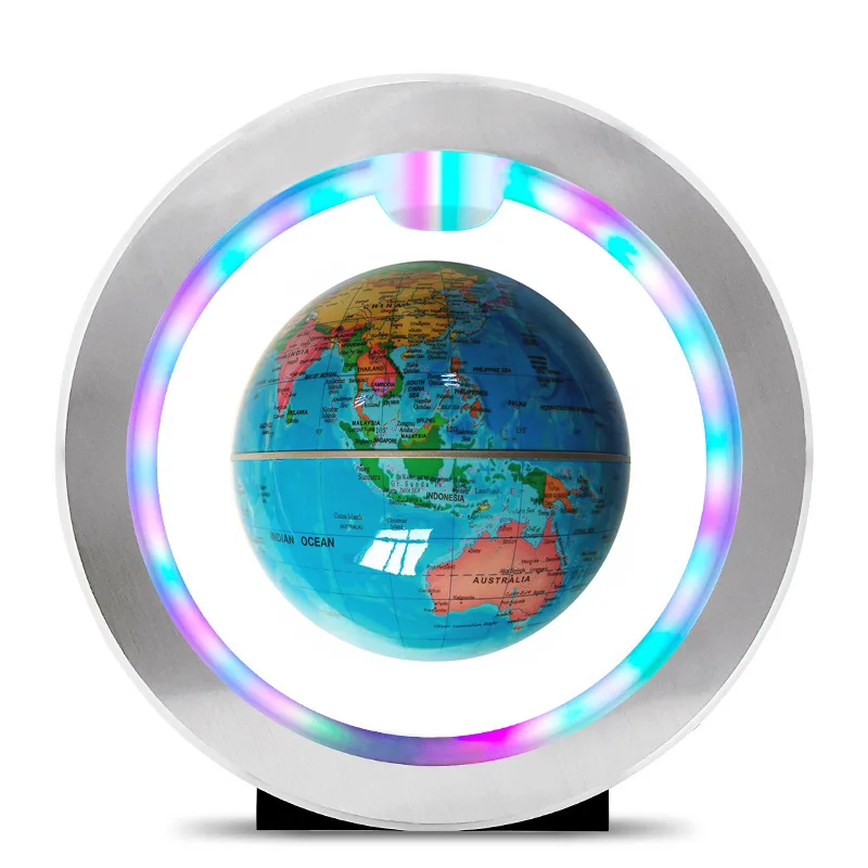 
O-shaped maglev globe glowing office decoration creative home creative maglev gift 