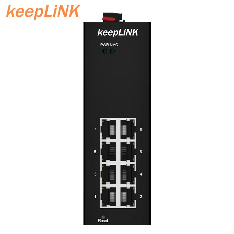 Full gigabit rj45 managed L2 8 port poe switch ethernet switch industrial network