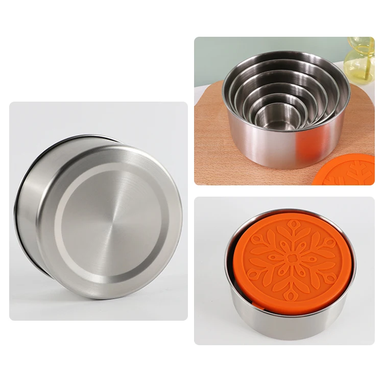 IKOO Экологически Чистая нержавеющая сталь и силиконовый Ланч-бокс