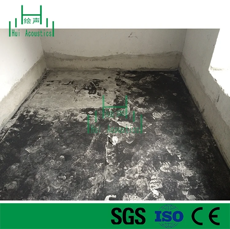 Acoustic Underlay For Laminate Flooring Anti Vibration Damping Sheet Rubber Acoustic Underlay