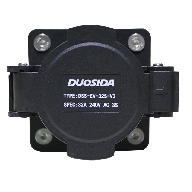 Duosida Factory SAE J1772 40A Single Phase EV Charging Sockets ev connectors