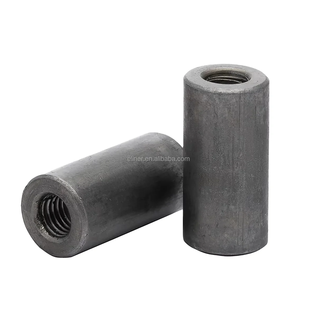 Carbon Steel Natural Extended Cylindrical Nut Link Rod Sleeve Round coupling nut Long Stainless Steel standoff spacer Molding