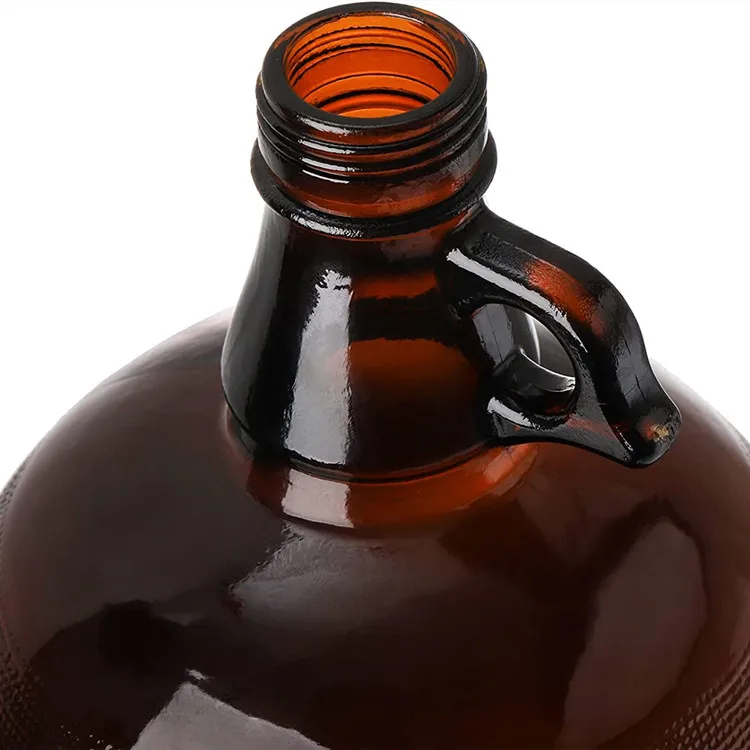 Wholesale 16oz beverage glass bottle empty amber  vodka glass beer bottle