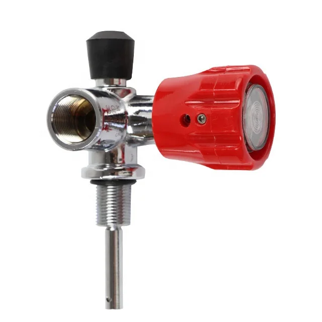 4500psi 300bar carbon fiber cylinder with valve and fill air regulator with pressure gauge tank