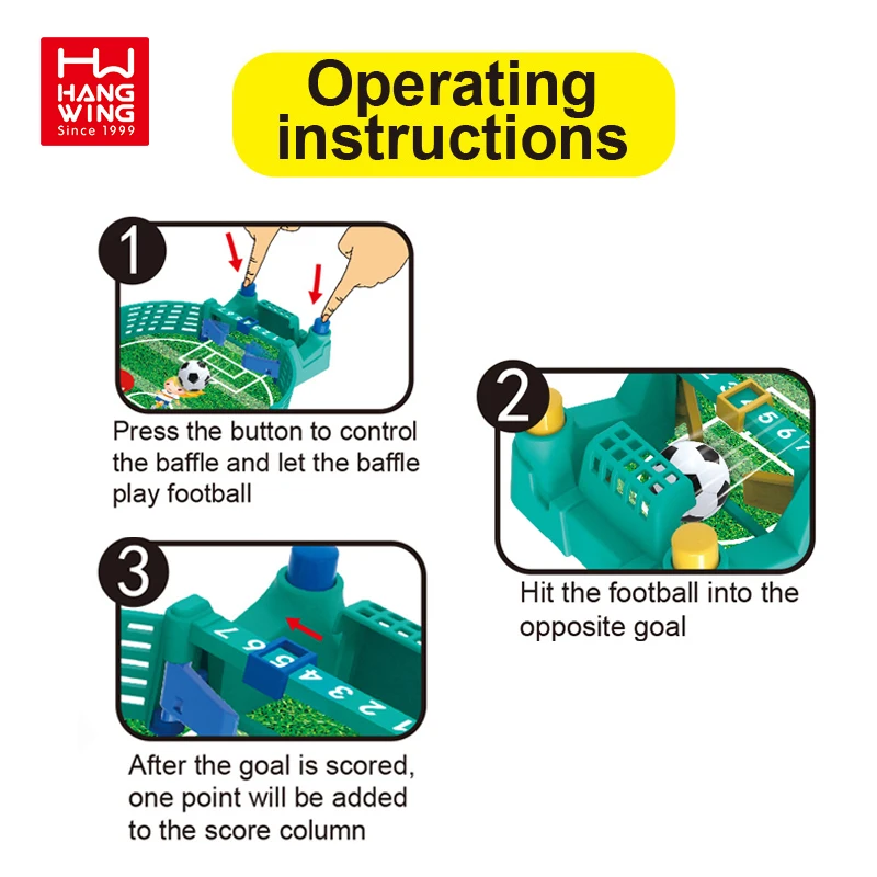 Table Football Game Intellectual Board Match Toys For Kids Interactive Soccer Desktop Parent-child Mini Competitive Soccer Games